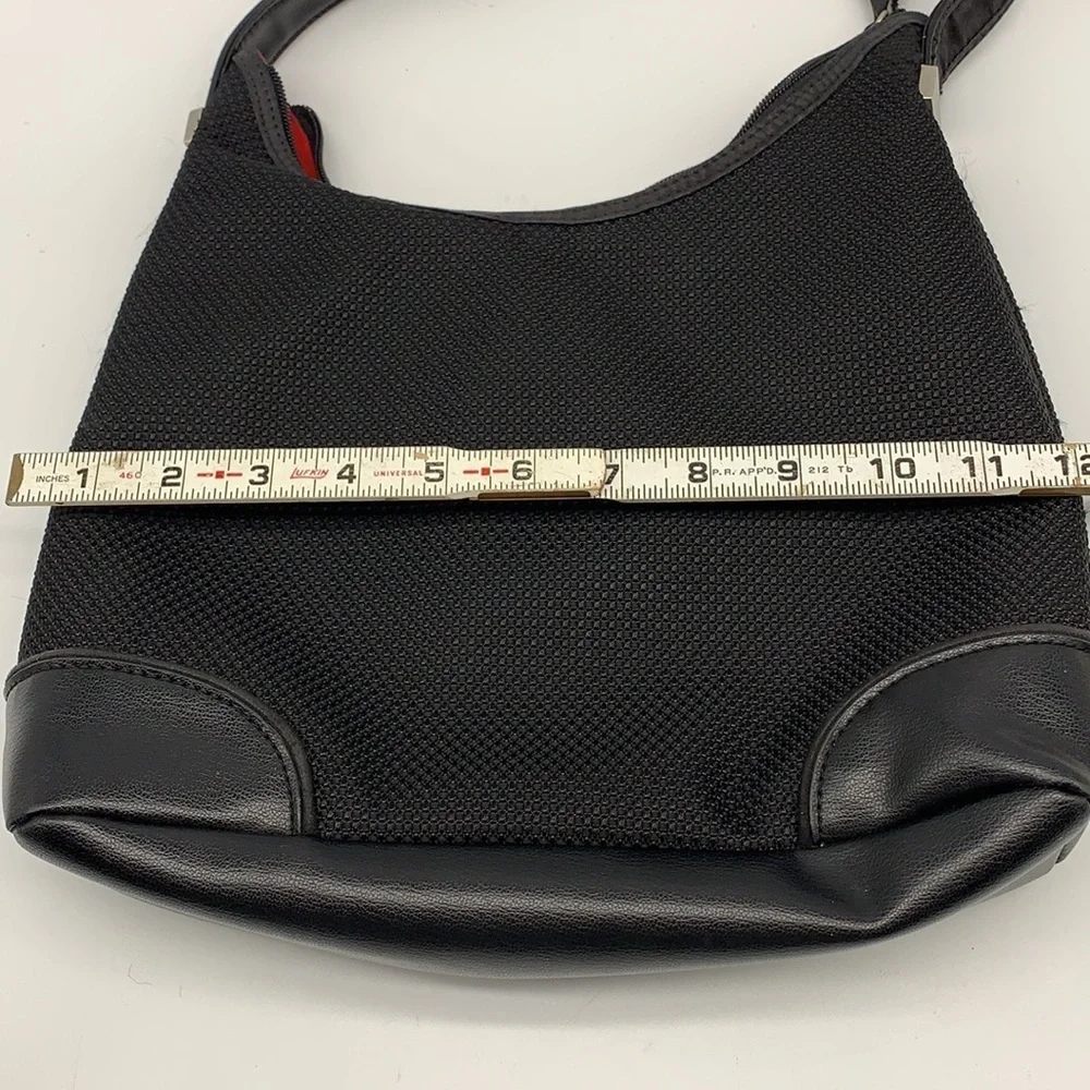 The SAK Black Nylon Handbag with Adjustable Strap